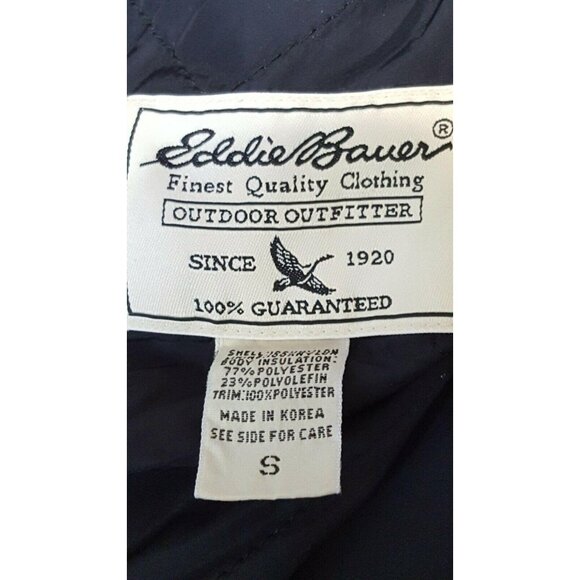 Eddie Bauer Weather Edge womens parka S Thinsulate lite loft  Zip Off Hood - Picture 8 of 9